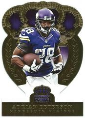 Adrian Peterson [Gold] #3 Football Cards 2014 Panini Crown Royale Prices