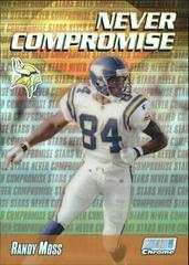 Randy Moss [Refractor] Football Cards 1999 Stadium Club Chrome Never Compromise Prices