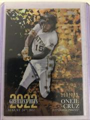 Oneil Cruz [Black] Baseball Cards 2023 Topps 2022 Greatest Hits Prices