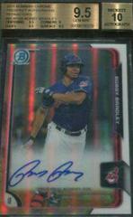 Bobby Bradley [Refractor] Baseball Cards 2015 Bowman Chrome Autograph Prospect Prices