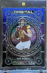 Sam Howell [Blue Finite Electric Etch] #25 Football Cards 2023 Panini Obsidian Orbital Prices