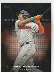 Jose Ramirez [Black] #23GH-4 Baseball Cards 2024 Topps Greatest Hits Prices