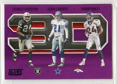 Charles Woodson, Deion Sanders & Champ Bailey #3D5 Football Cards 2021 Panini Score 3D Prices