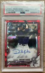 Daniel Montano [Red Refractor] #BSPA-DM Baseball Cards 2021 Bowman Sapphire Autographs Prices