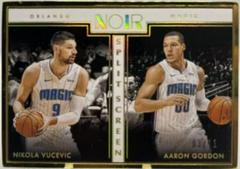 Aaron Gordon, Nikola Vucevic [Metal Frame FOTL] #271 Basketball Cards 2019 Panini Noir Prices