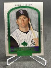 Todd Helton [Bound for Glory] Baseball Cards 2005 Upper Deck Prices
