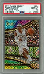 Allen Iverson [Tie Dye Prizm] #294 Basketball Cards 2017 Panini Select Prices