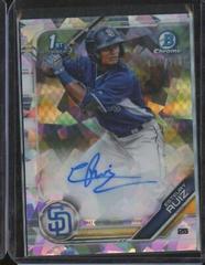 Esteury Ruiz [Atomic Refractor] #PA-ER Baseball Cards 2019 Bowman Prospect Autographs Prices