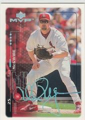 Mark McGwire [Super Script] Baseball Cards 1999 Upper Deck MVP Prices