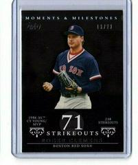 Roger Clemens [206 Strikeouts] Baseball Cards 2007 Topps Moments & Milestones Prices