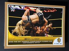Becky Lynch [Bronze] Wrestling Cards 2016 Topps WWE Road to Wrestlemania Prices