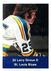 Larry Giroux Hockey Cards 1974 NHL Action Stamps Prices