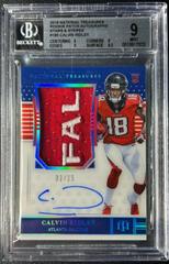 Calvin Ridley [Stars and Stripes] #185 Football Cards 2018 National Treasures Patch Autograph Prices
