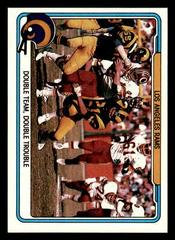 Los Angeles Rams [Double Team, Double...] #26 Football Cards 1982 Fleer Team Action Prices