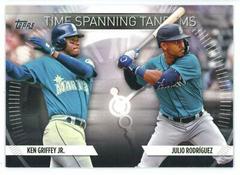 Julio Rodriguez, Ken Griffey Jr. Baseball Cards 2023 Topps Update Time Spanning Tandems Prices