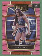 Alba Fyre [Pink Prizm] Wrestling Cards 2022 Panini Select WWE Prices