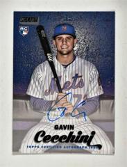 Gavin Cecchini [Black Foil] Baseball Cards 2017 Stadium Club Autographs Prices