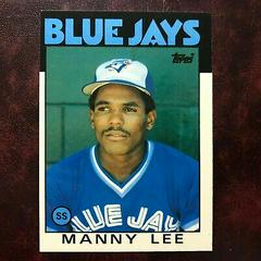 Manny Lee #23 Baseball Cards 1986 Topps Tiffany Prices