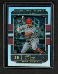 Albert Pujols [Holo Gold] #FFB-3 Baseball Cards 2022 Panini Three and Two Future First Ballots Prices
