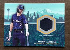 Corbin Carroll [Gold] #ASR-CC Baseball Cards 2023 Topps Update All Star Stitches Prices