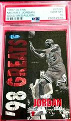 Michael Jordan #259G Basketball Cards 1997 Ultra Gold Medallion Prices