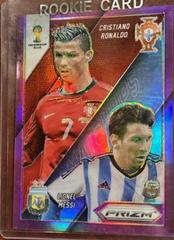 Cristiano Ronaldo, Lionel Messi [Purple Prizm] Soccer Cards 2014 Panini Prizm World Cup Matchups Prices