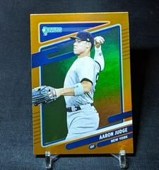 Aaron Judge [SP Variation Holo Orange] #182 Baseball Cards 2021 Panini Donruss Prices