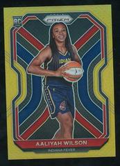 Aaliyah Wilson [Gold Prizm] #99 Basketball Cards 2021 Panini Prizm WNBA Prices