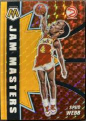 Spud Webb [Orange Fluorescent] Basketball Cards 2020 Panini Mosaic Jam Masters Prices