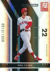 Will Clark #206 Baseball Cards 2004 Donruss Elite Extra Edition Prices