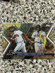 Michael Harris II, Ronald Acuna Jr. [Motherboard Gold] #63 Baseball Cards 2023 Topps Xpectations Prices