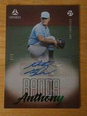 Anthony Banda [Green] #LA-AB Baseball Cards 2021 Panini Chronicles Luminance Autographs Prices