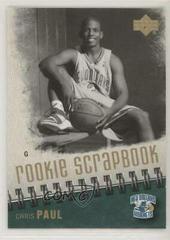 Chris Paul Basketball Cards 2005 Upper Deck Rookie Scrapbook Prices
