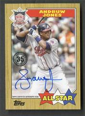 Andruw Jones #87BA-AJO Baseball Cards 2022 Topps 1987 Autographs Prices
