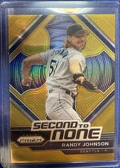 Randy Johnson [Gold] #SN8 Baseball Cards 2023 Panini Prizm Second to None Prices