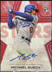 Michael Busch [Red] #BSA-MB Baseball Cards 2023 Topps Update Stars Autographs Prices