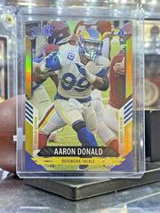 Aaron Donald [Gold Zone] #255 Football Cards 2021 Panini Score Prices