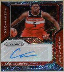 Cassius Winston [Mojo Prizm] Basketball Cards 2020 Panini Prizm Sensational Signatures Prices
