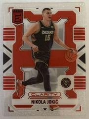 Nikola Jokic [Asia Red] Basketball Cards 2022 Panini Donruss Elite Clarity Prices