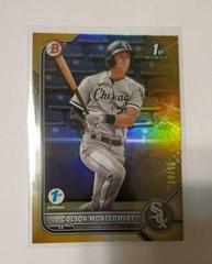 Colson Montgomery [Gold Foil] #BPPF-71 Baseball Cards 2022 Bowman 1st Edition Prices