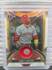 Joey Votto [Orange] #SOA-JV Baseball Cards 2023 Topps Tribute Stamp of Approval Relics Prices