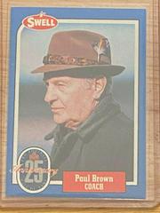 Paul Brown #19 Football Cards 1988 Swell Greats Prices