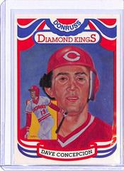 Dave Concepcion [Diamond Kings Steele] #2 Baseball Cards 1984 Donruss Prices