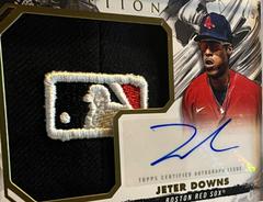 Jeter Downs [Team Logo] #IAJH-JD Baseball Cards 2023 Topps Inception Autograph Jumbo Hat Patch Prices