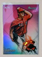 Nick Lodolo [Magenta Refractor] #BSP-11 Baseball Cards 2021 Bowman Sterling Prices
