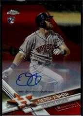 Derek Fisher [Autograph Red Refractor] Baseball Cards 2017 Topps Chrome Update Prices
