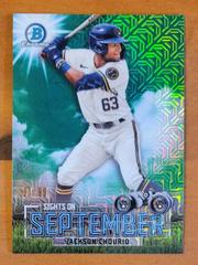Jackson Chourio [Mega Box Mojo Green] #SOS-11 Baseball Cards 2023 Bowman Sights on September Prices