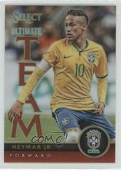 Neymar Jr. [Red Prizm] #17 Soccer Cards 2015 Panini Select Ultimate Team Prices