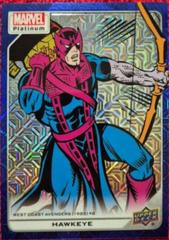 Hawkeye [Blue Traxx] #105 Marvel 2023 Upper Deck Platinum Prices
