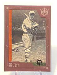 Mel Ott [Plum Frame] Baseball Cards 2022 Panini Diamond Kings Prices